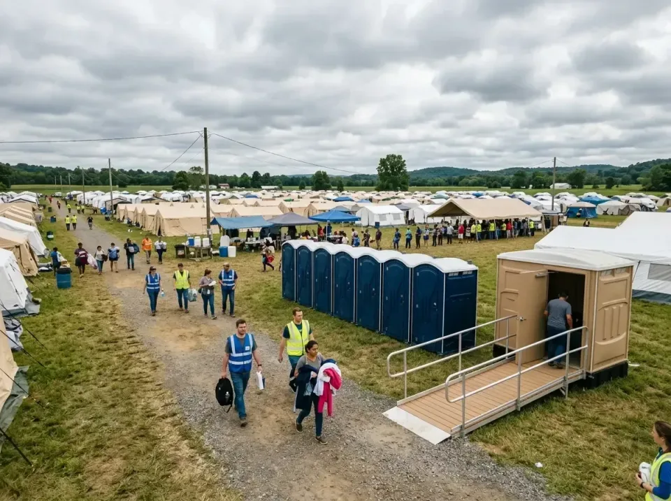 disaster-relief-camp-restrooms-010 — frequently asked questions, Dumpster & Portable Bathrooms Rental in Teays Valley, WV